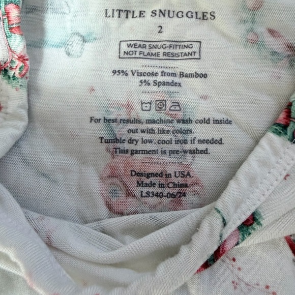 Holiday Car Print Toddler Bamboo Pajama Set - Picture 2 of 3